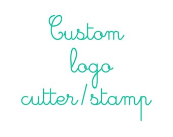 Custom cookie cutter or stamp with your logo , Personalized cookie cutter and stamp with your brand, Custom brand cookie stamp