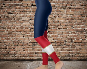 Florida Hockey Uniform Athletic Leggings
