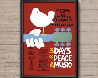 Woodstock poster | Etsy