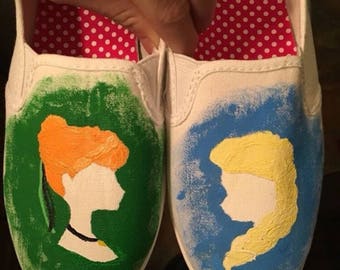 Frozen inspired shoes