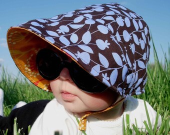 UB2 CUSTOM a one-of-a-kind absolutely unique summer baby sun hat by The Urban Baby Bonnet available in All Sizes