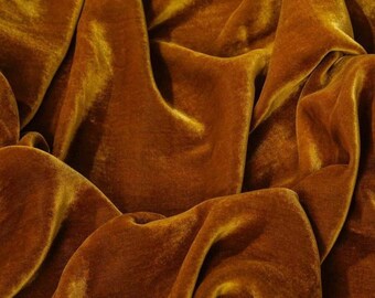 Silk and viscose velvet fabric