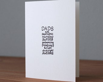 Father's Day Card Thank You Card Adoptive Dad