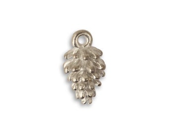 Vintaj 16x7mm Full Pine Cone - Artisan Pewter