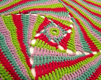 Zany Square Afghan
