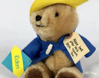 Collectible Vintage 1975 Paddington Bear By Eden Toys