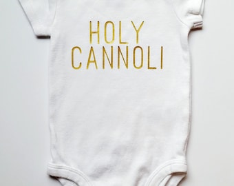 HOLY CANNOLI Baby One-Piece Bodysuit