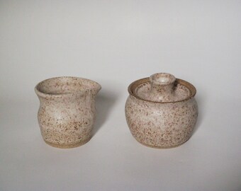 White Cream and Sugar Set