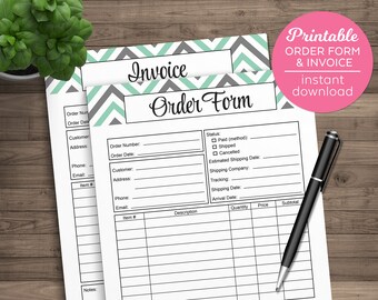 Order Form Printable Order Form | Printable Invoice | Custom Order Form | Printable Order Form | Generic Order Form | Ordering Form Receipt