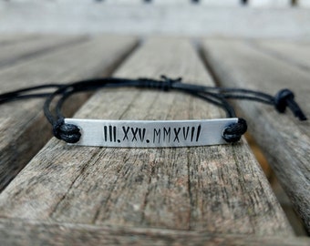 Custom Hand Stamped Bracelet, friendship bracelet, Custom Name Jewelry, Quote Bracelet, Gift Idea, bulk stamped bracelets