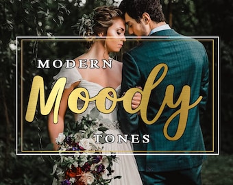 Lightroom Presets Modern Tones, Lightroom Wedding Filter, Portrait Filter, Lightroom Wedding, Moody, Modern Tones Overlays