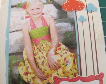 Girl's Bubble Dress an Izzy and Ivy Design 2-4 5-6 7-8 10-12