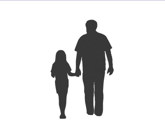 Download Father Daughter Silhouette Dad Daddy Father's Day