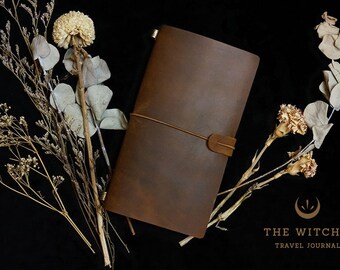 The Witch's Travel Journal / Notebook / Sketchbook / Planner / Fantasy / Refillable