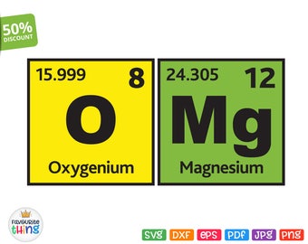 omg svg oh my god svg periodic table elements t shirt design smart cuttable clip