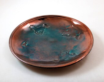 HORSE Bowl Handmade Raku Pottery