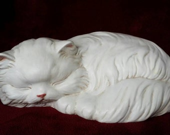 pet cat statue etsy