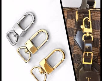 Bag Charm or Luggage Tag Hook for Louis Vuitton / Purse Strap Hooks / Gold, Light Gold or Silver