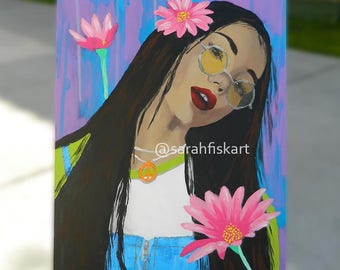 Hippie Chick - Original Artwork