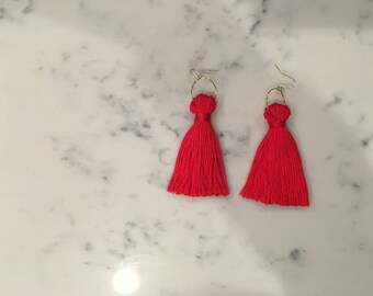 Large Candy Apple Tassels