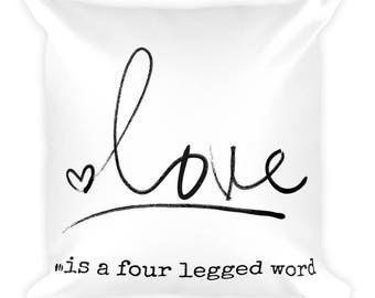 Love... animals... Throw Pillow