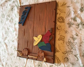 Wooden Photo Album Vintage