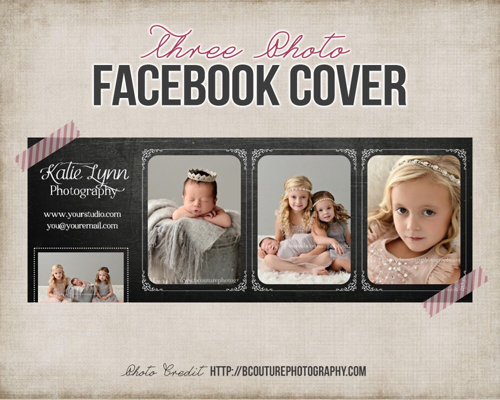 chalkboard facebook cover for photographers photo collage