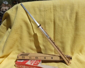Extension Ruler, Folding Wooden Ruler with Original Cardboard Sleeve - Champion, Made in USA