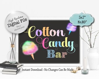Cotton candy sign | Etsy
