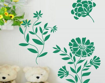 Deco sticker Board 30 x 30 cm Board Nature floral