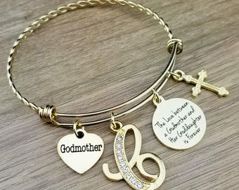 Gold Godmother Bracelet Godmother Gift Fairy Godmother Fairy Godmother Gift Gift for Godmother Gifts for Godparents Gifts for Godmother
