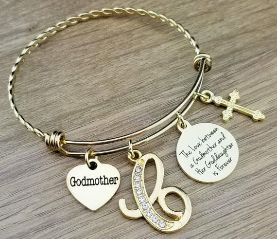 Gold Godmother Bracelet Godmother Gift Fairy Godmother Fairy Godmother Gift Gift for Godmother Gifts for Godparents Gifts for Godmother