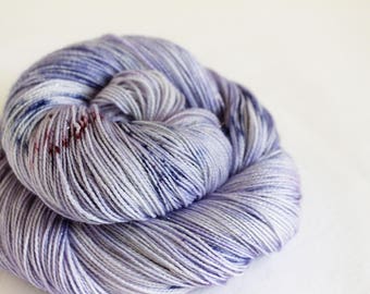 Clara - Magpie - 75/20/5 superwash merino/ nylon/ stellina sock yarn