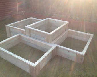 Tanalised Deluxe decking raised bed garden planter bnib vegetable herb garden many SIZE OPTIONS AVAILABLE