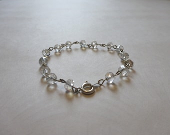 Chic Aurora Borealis Crystal Beaded Bracelet