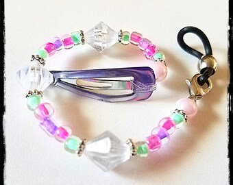 Rockin Aid Retainers: Spring Pastels! Made with Czech Glass and Acrylic accent beads! Please select quantity 2 for a pair!