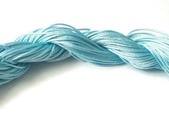 25 m thread sky blue nylon 1 mm