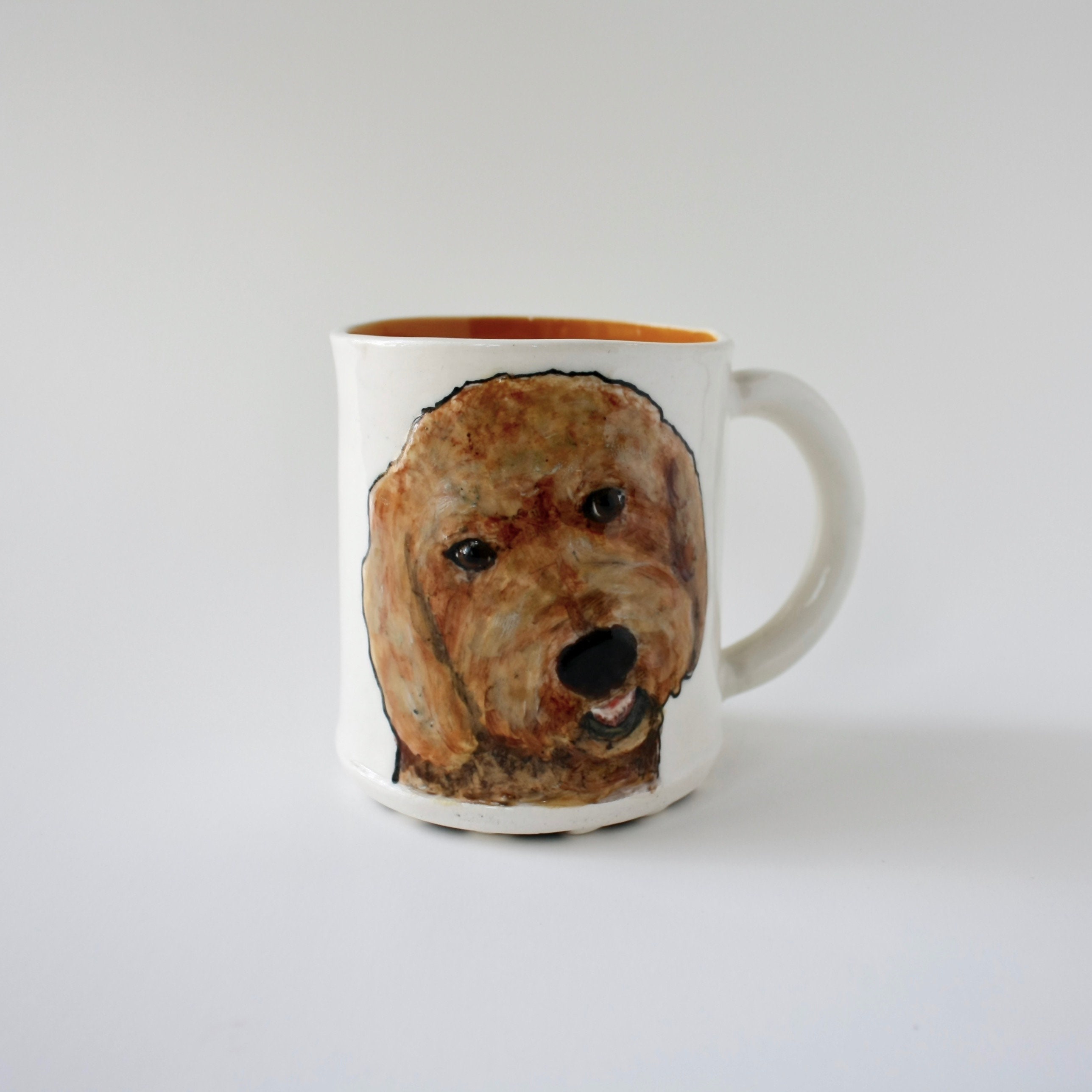 Red Doodle Mug dog animal coffee mug tea cup goldendoodle