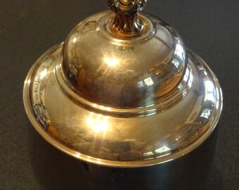 Silver Candy Dish, Sheridan Silverplate Lidded Candy Dish, Sheridan Silver