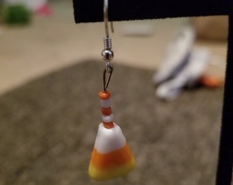 Candy corn earrings