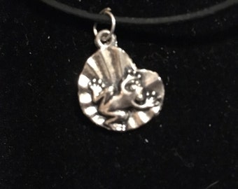 Frog on a Lillypad Pendant