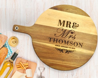 Personalised Acacia Wooden Chopping Board: Small, Medium or Large