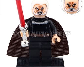 custom lego count dooku