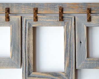 Rustic picture frame | Etsy