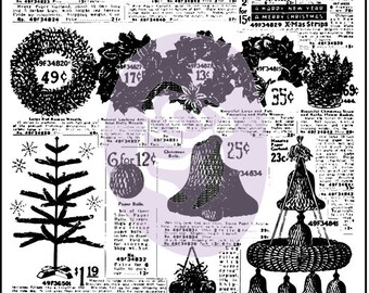 Prima Marketing Sweet Peppermint Cling Stamp
