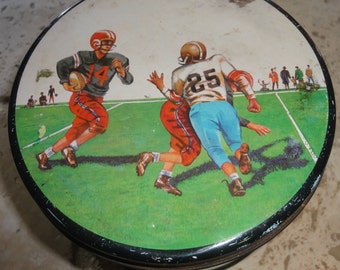 Vintage Football Tin