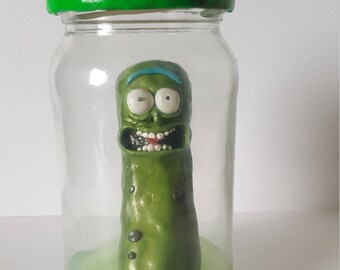 Rick and Morty Pickle Rick Jar Collectable Gift