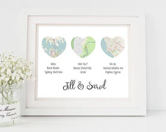 Husband anniversary gift, Anniversary gifts for boyfriend, 1st anniversary gift, paper anniversary gift for him, anniversary gifts for men