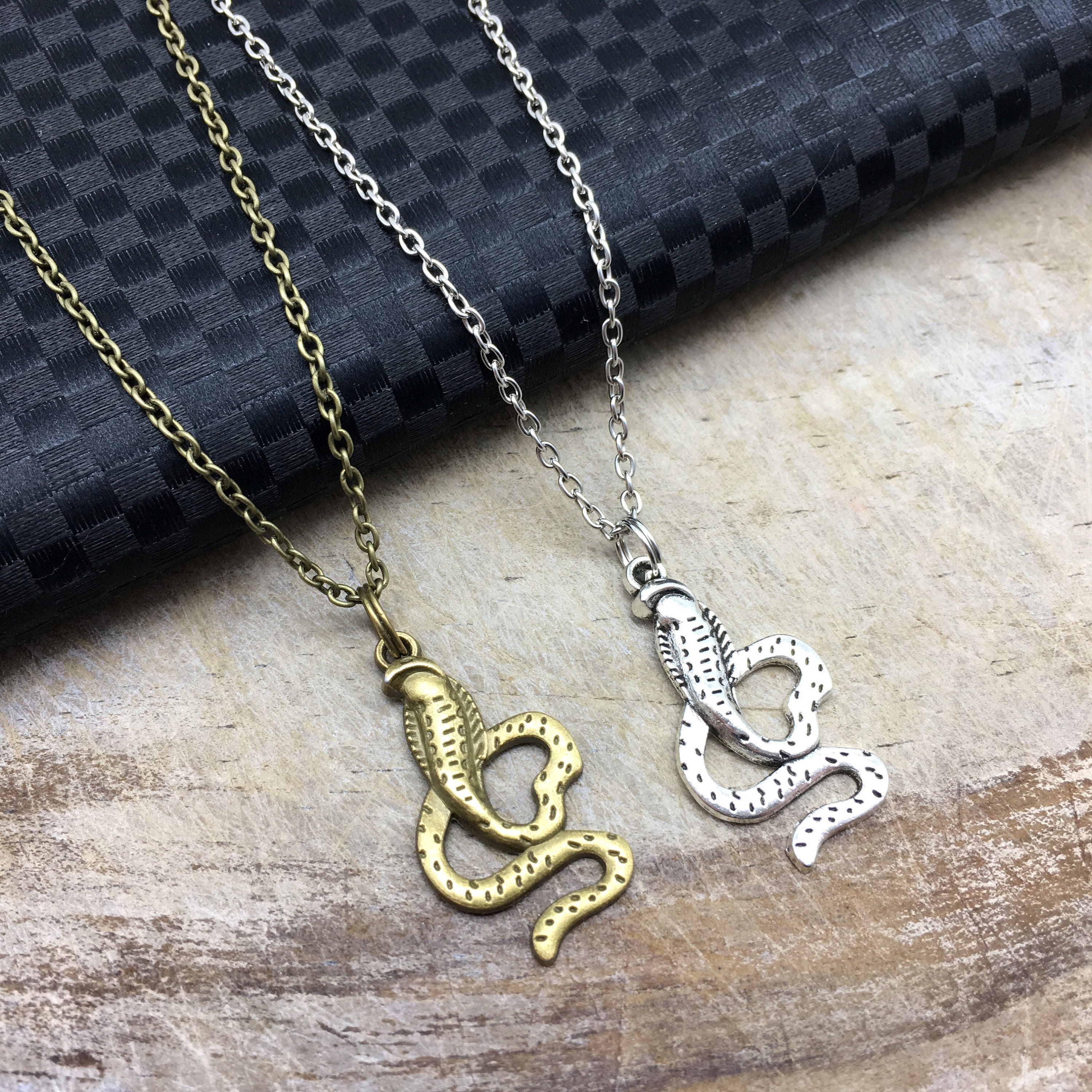 COBRA Necklace Cobra Jewelry Cobra Gift Snake Necklace Snake