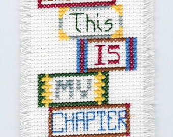 BOOKMARK Embroidery Bookmark Cross Stitch Bookmark Handmade Embroidery